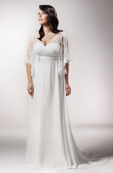 Plus Size Wedding Dresses With Sleeves Sleeved Plus Size Gowns